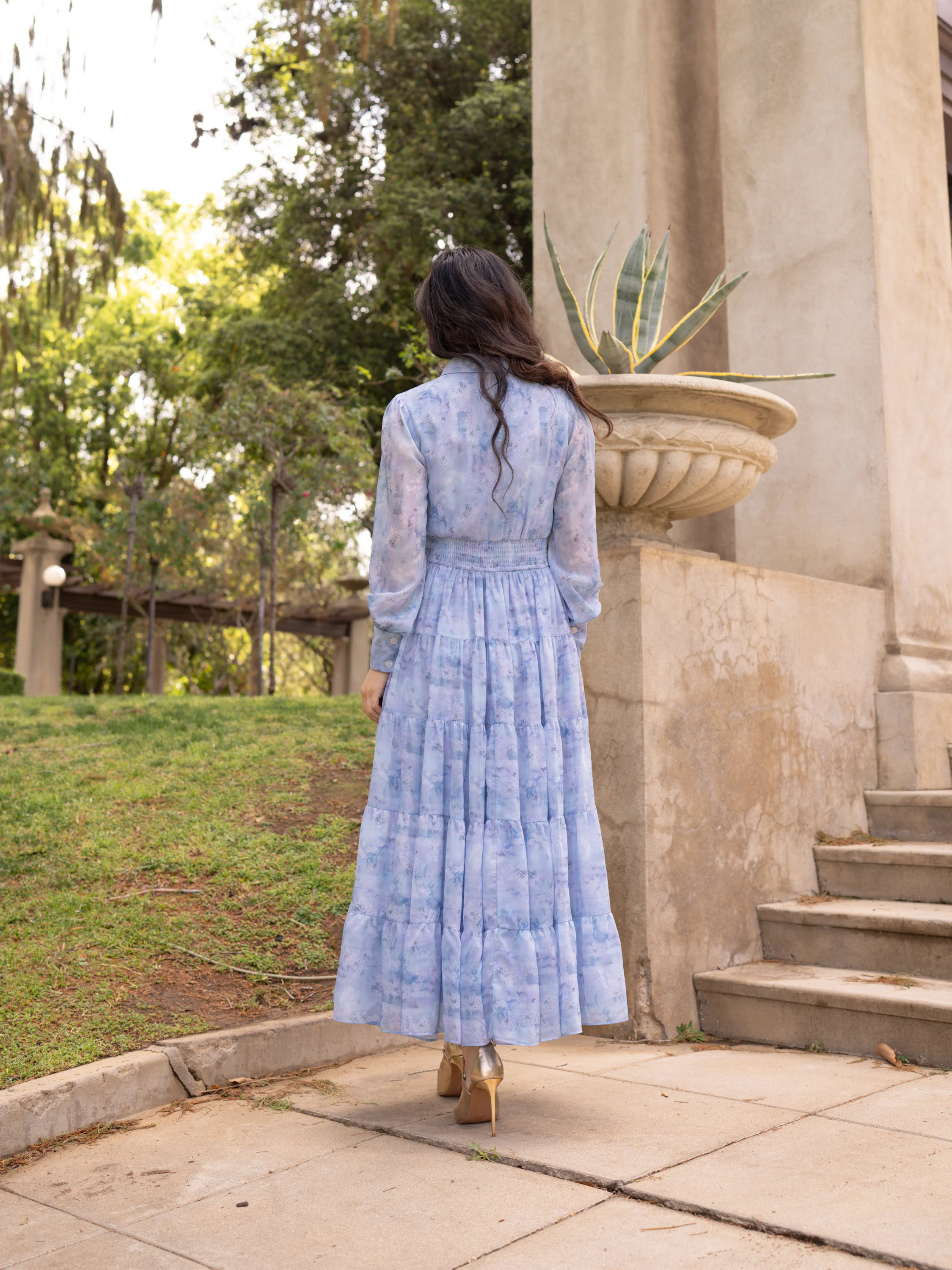 Blue Butterfly Dress - Image 5