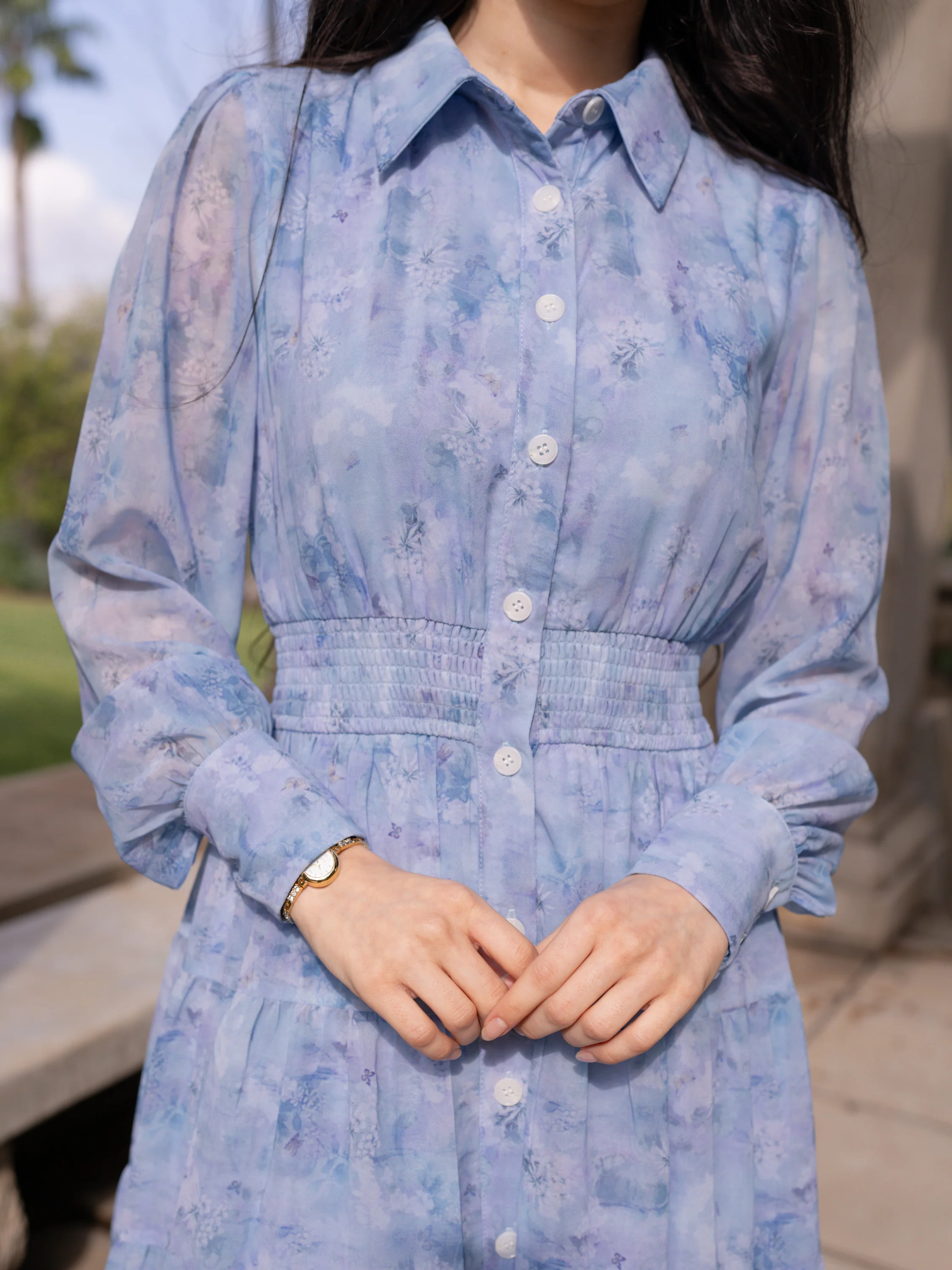 Blue Butterfly Dress - Image 7