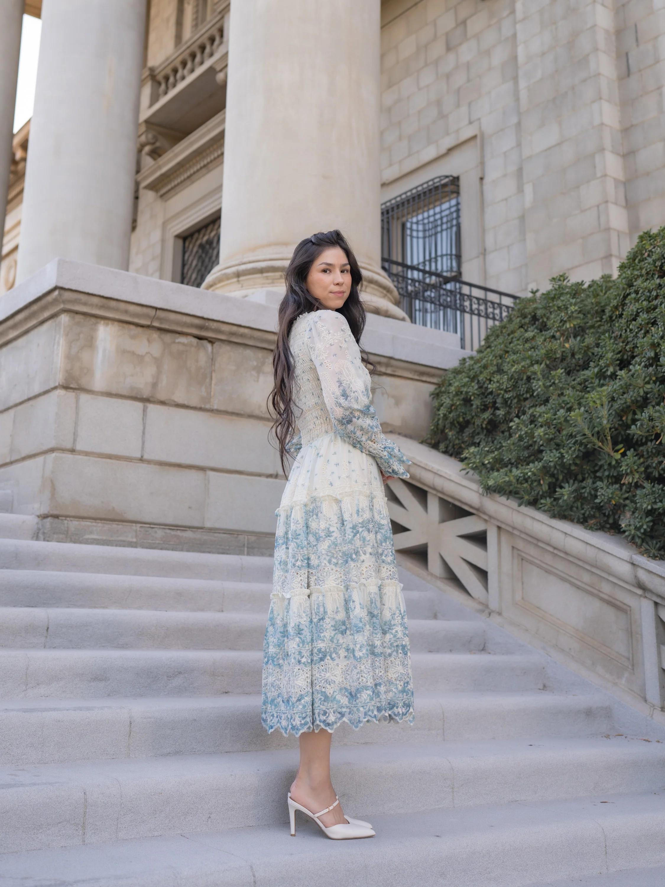 Evermore Dress - Soft Blue - Image 3