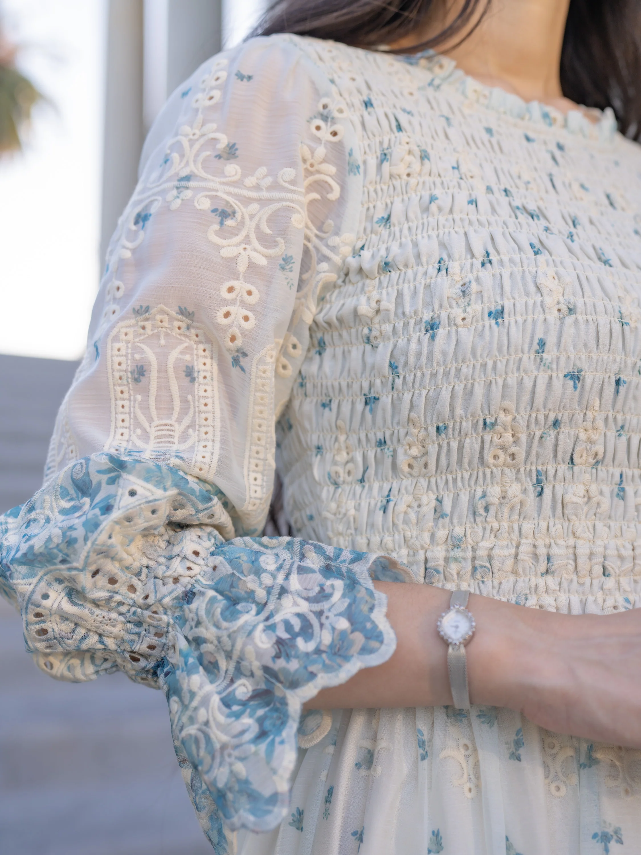 Evermore Dress - Soft Blue - Image 6