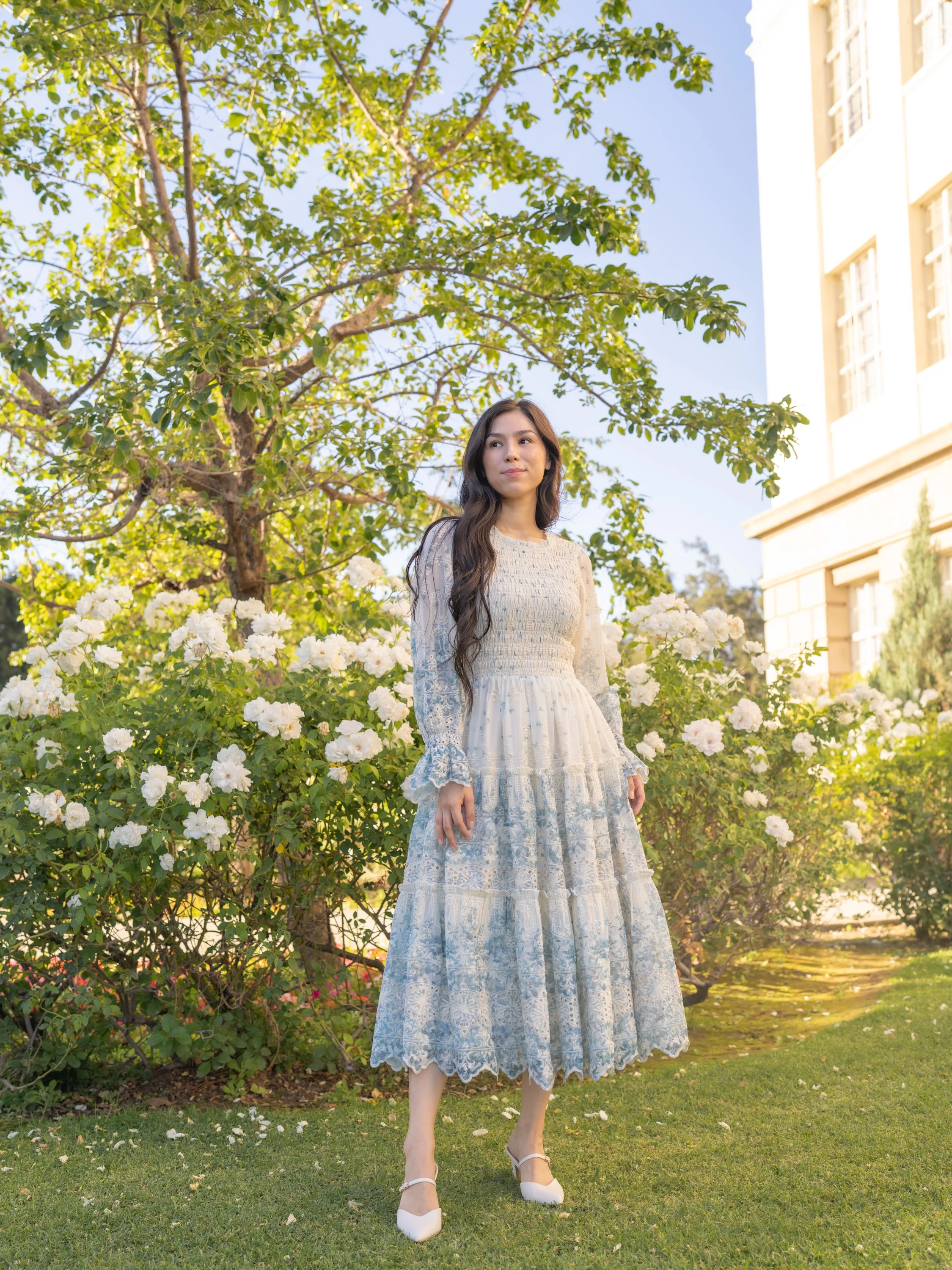 Evermore Dress - Soft Blue - Image 7