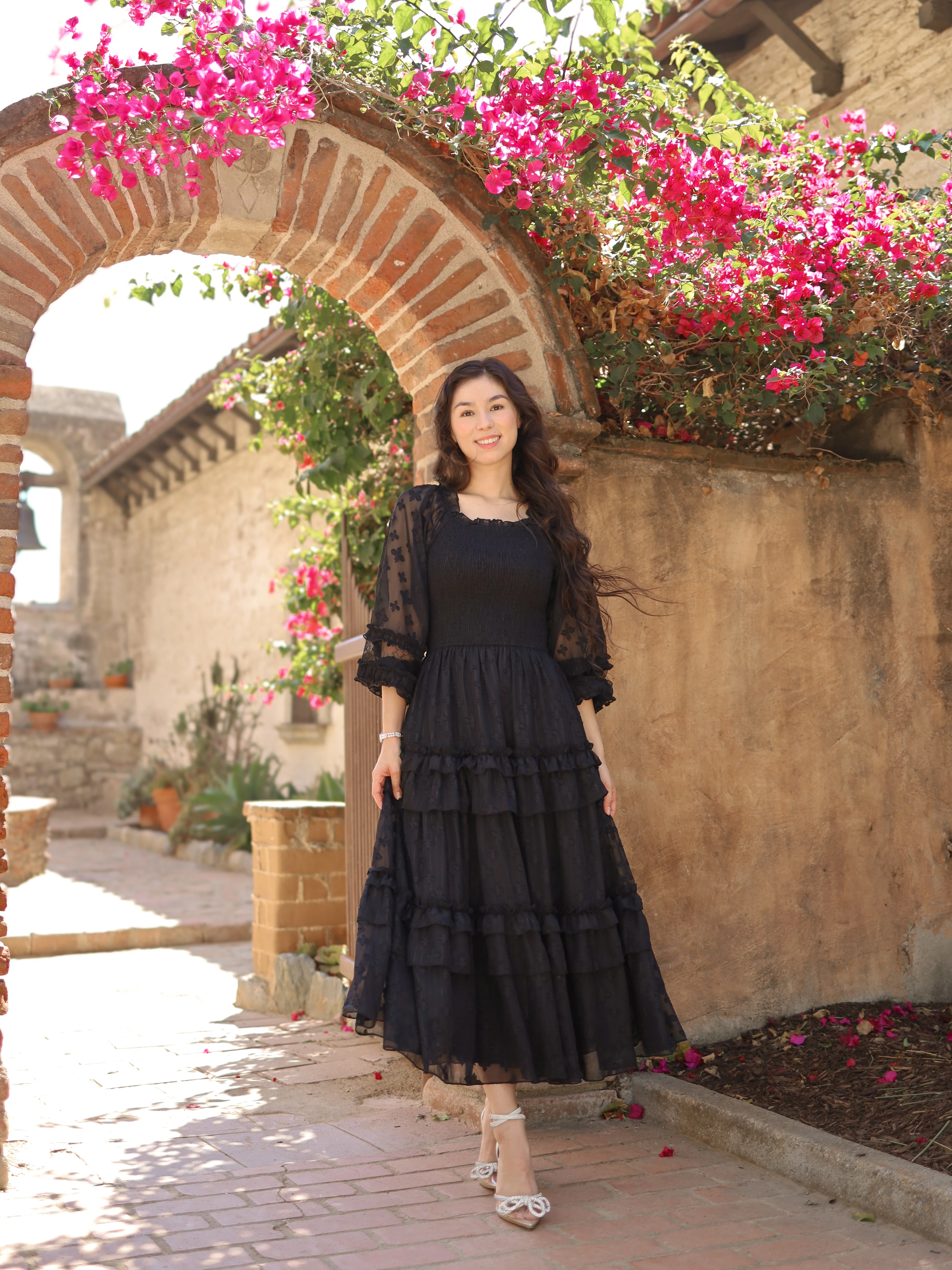 Glittering Garden Dress - Onyx - Image 7