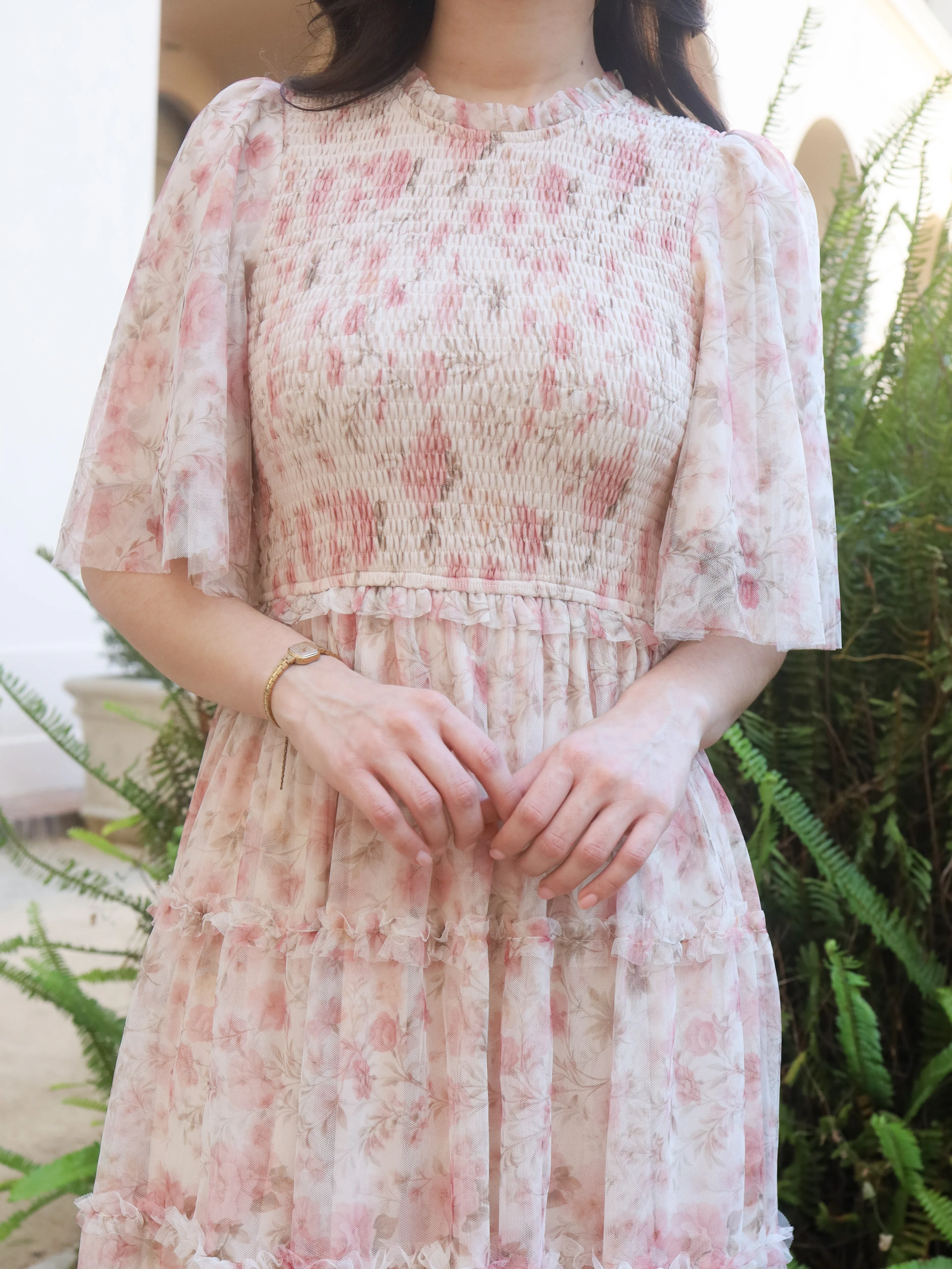 Vintage Romance Dress - Blush Petal - Image 2