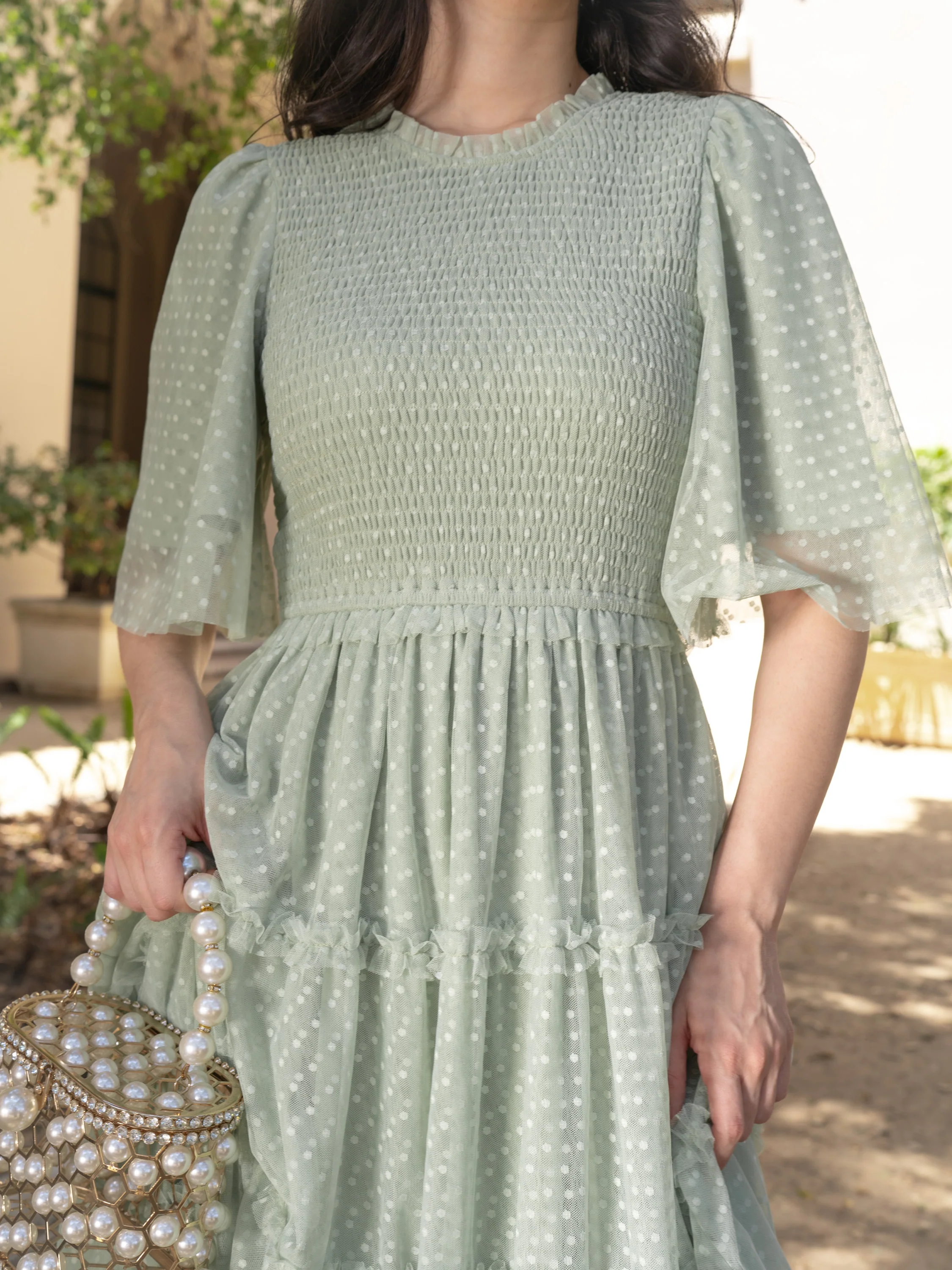 Vintage Romance Dress - Clover - Image 2