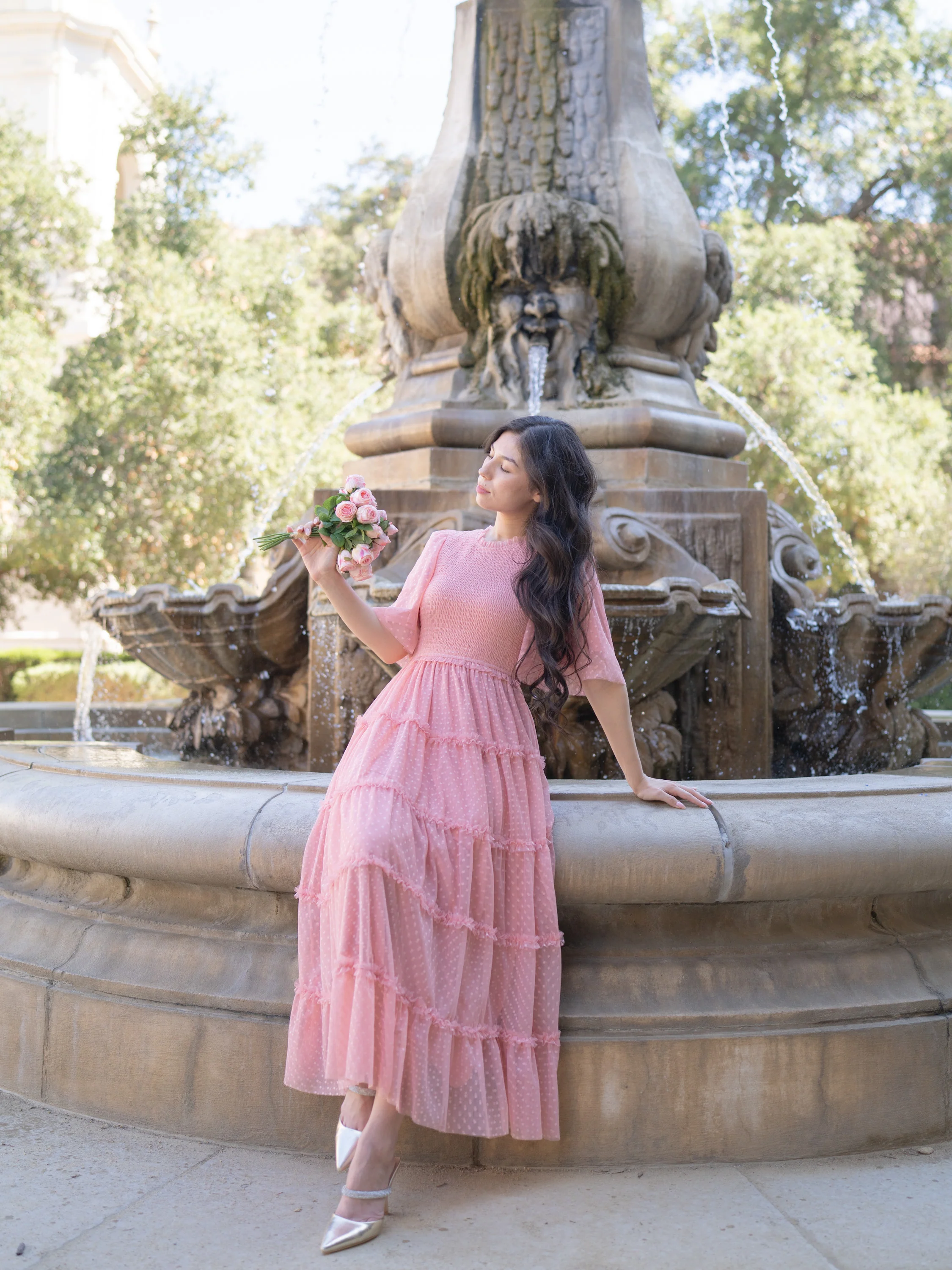 Vintage Romance Dress - French Rose - Image 5