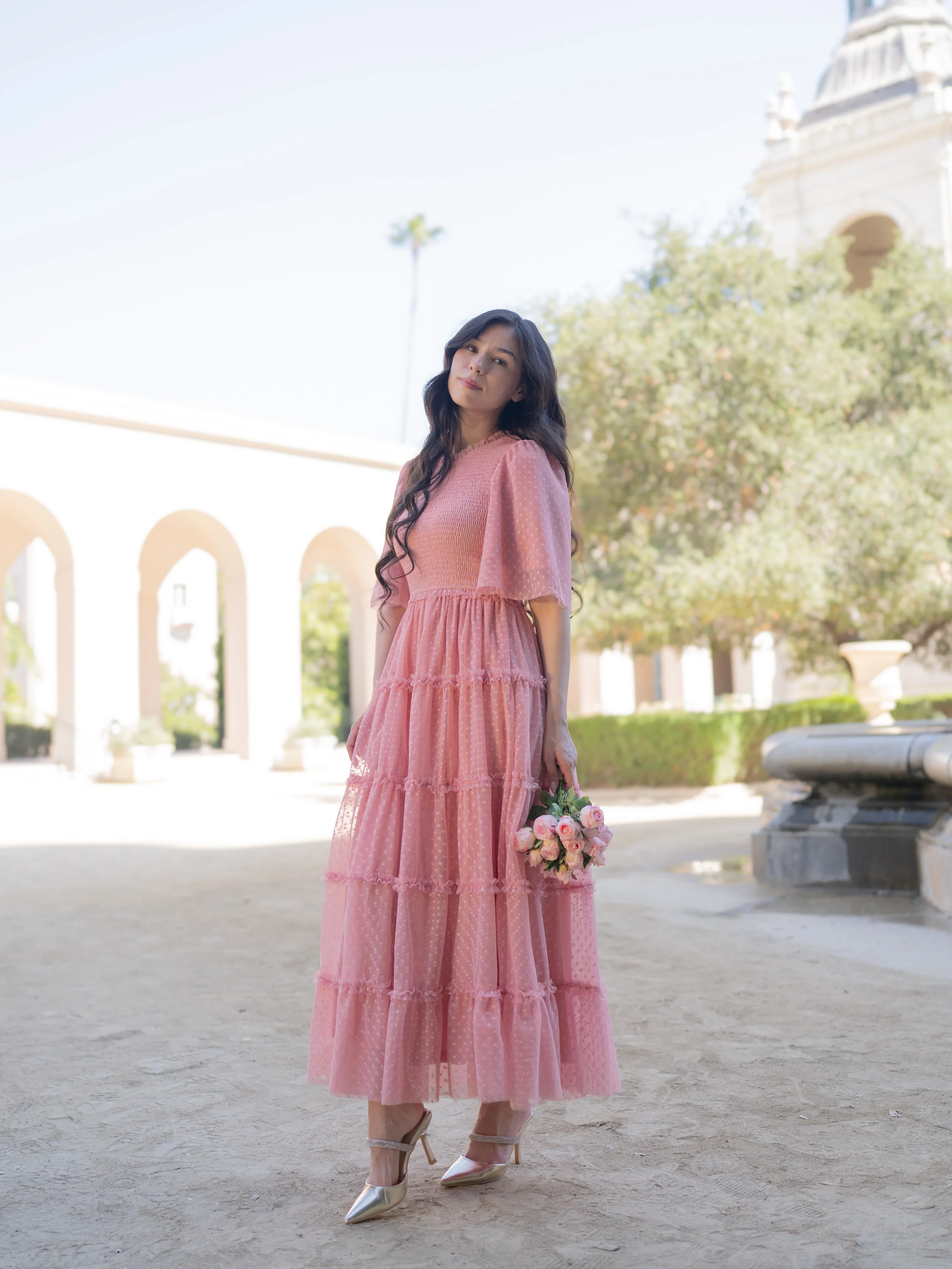 Vintage Romance Dress - French Rose - Image 6