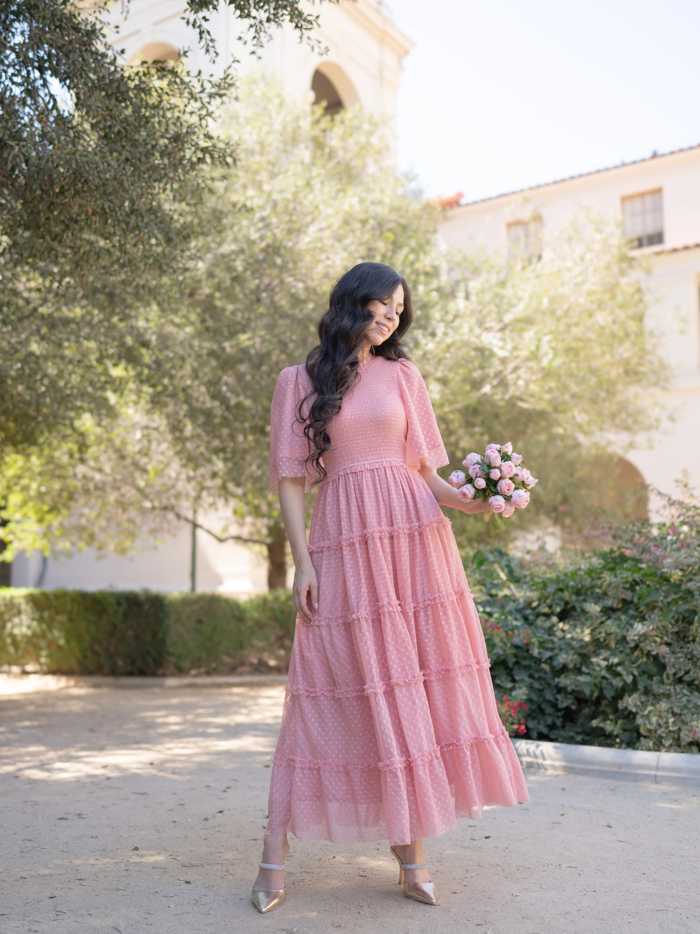 Vintage Romance Dress - French Rose - Image 7