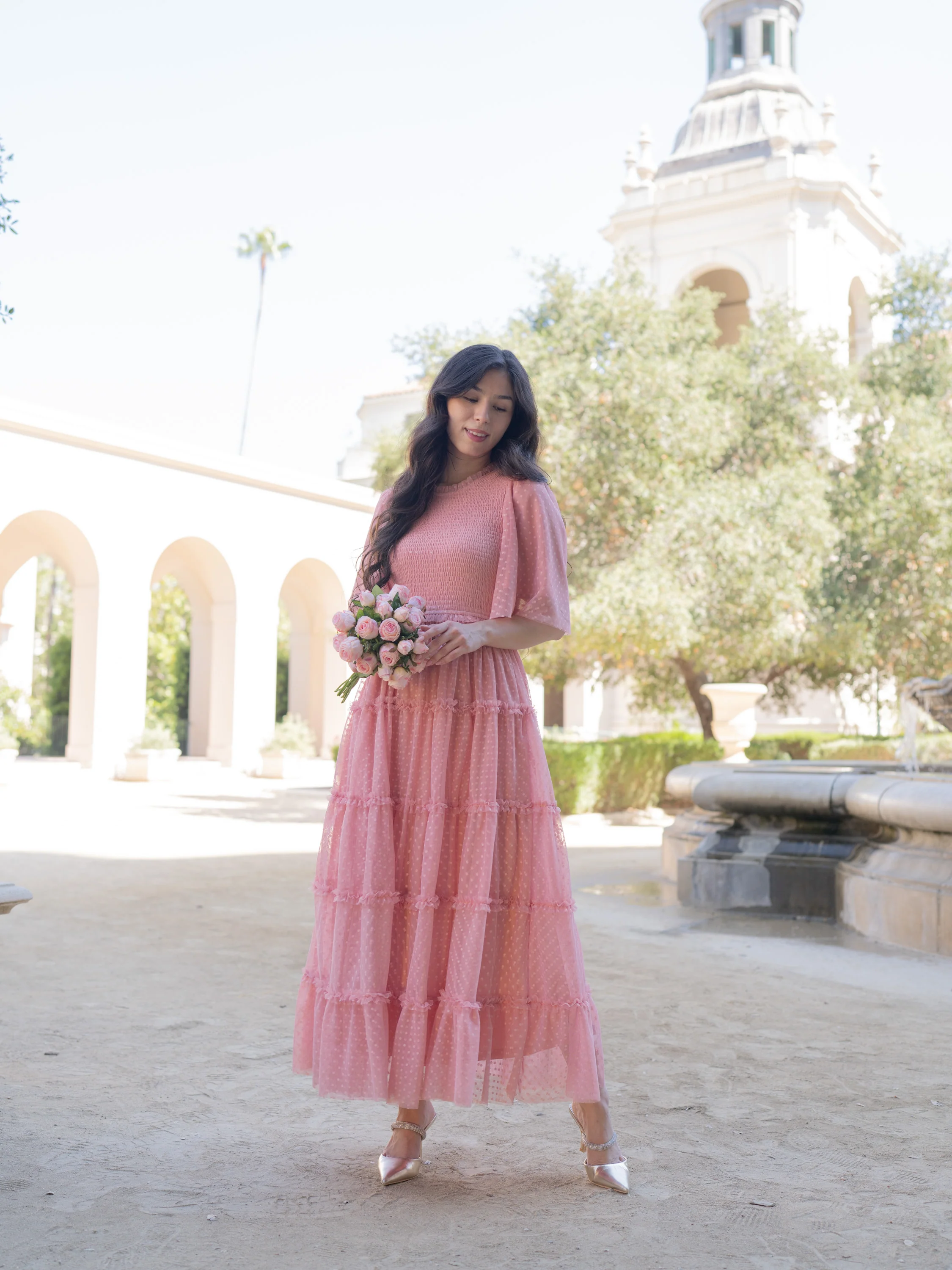 Vintage Romance Dress - French Rose - Image 8